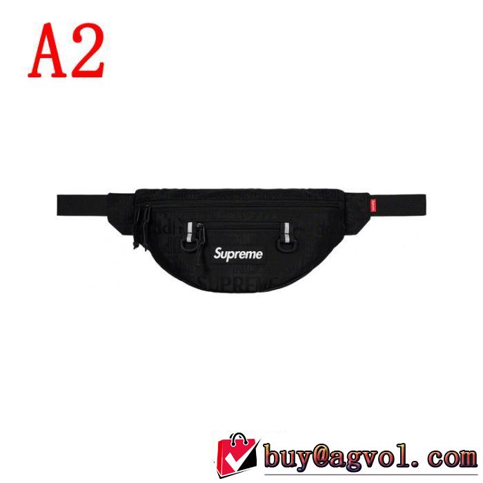 着るだけで上品なスタイル Supreme Waist Bag 19SS  4色可選  暑い今こそ活躍させたい！