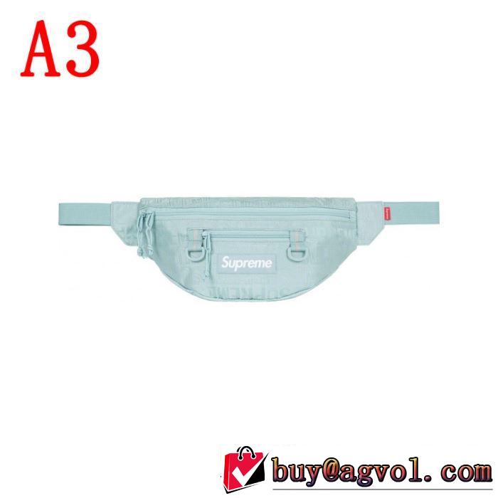 着るだけで上品なスタイル Supreme Waist Bag 19SS  4色可選  暑い今こそ活躍させたい！