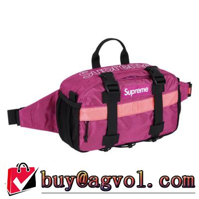 Supreme 19FW WaistBagShoulderBag おすすめする注目トレンド おしゃれ度アップ秋冬コレクション 4色可選  ボディバッグ