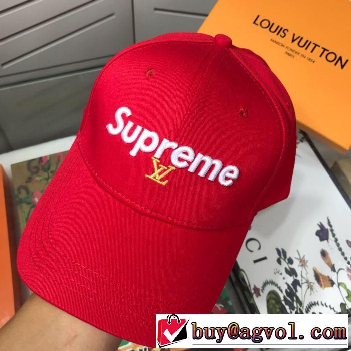 今年らしい新しい人気色 シュプリーム SUPREME 4色可選  帽子/キャップ 2019年秋冬に欠かせない