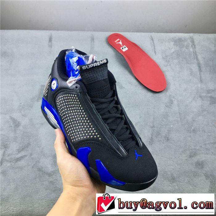 トレンド入り確実最新コレクション Supreme x Air Jordan 14 ハイカットスニーカー 秋服コーデ2019年版