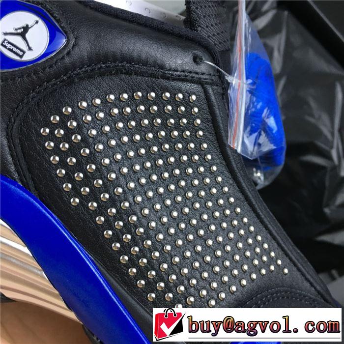 トレンド入り確実最新コレクション Supreme x Air Jordan 14 ハイカットスニーカー 秋服コーデ2019年版