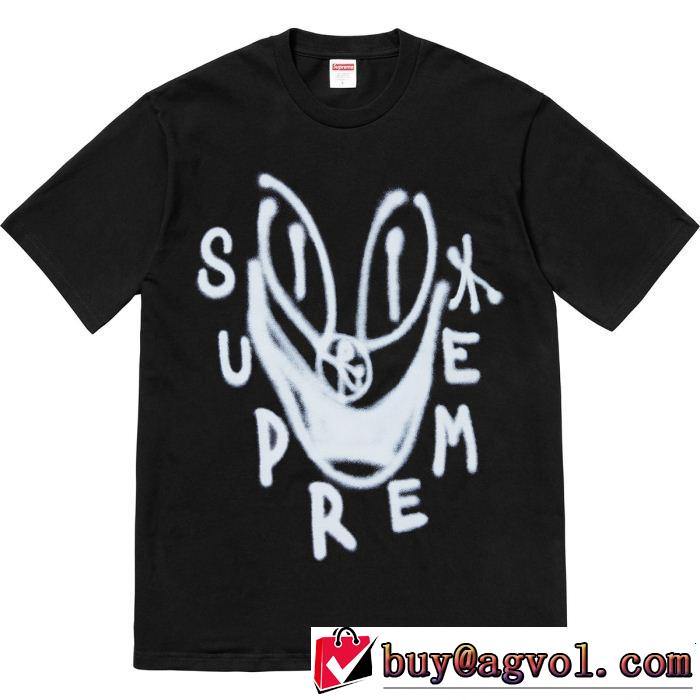  シュプリームSUPREMEリラックススタイルが実現  Tシャツ/ティーシャツ 2色可選 2019年春夏流行ファッション 
