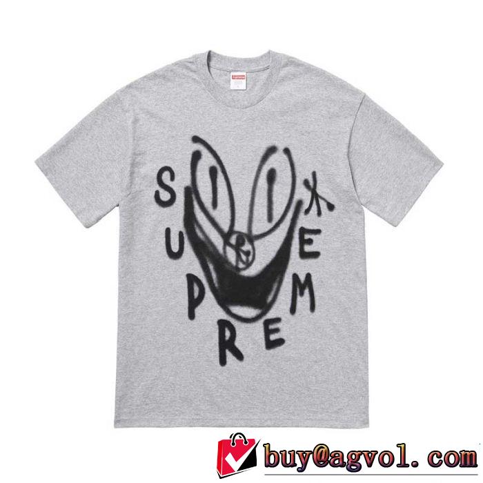 シュプリームSUPREMEリラックススタイルが実現  Tシャツ/ティーシャツ 2色可選 2019年春夏流行ファッション