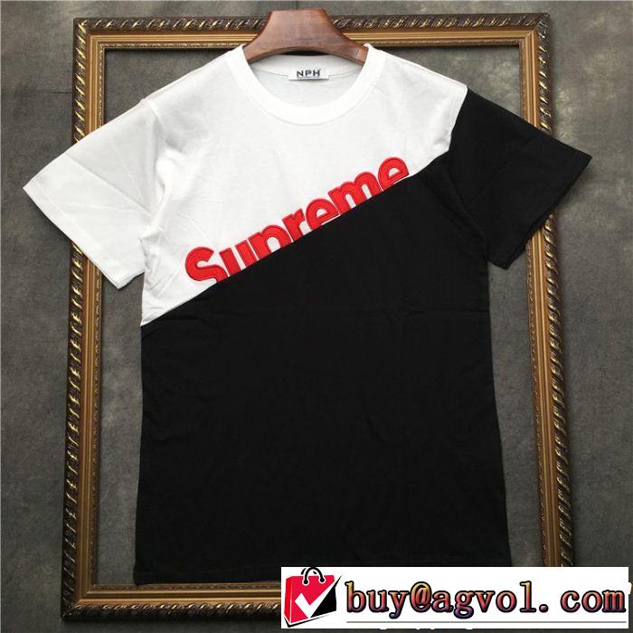  春夏に役立つカジュアルシュプリームSUPREME Tシャツ/ティーシャツ 3色可選 2019春夏も引き続き人気セール 