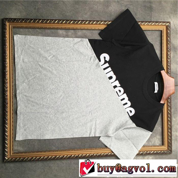 春夏に役立つカジュアルシュプリームSUPREME Tシャツ/ティーシャツ 3色可選 2019春夏も引き続き人気セール