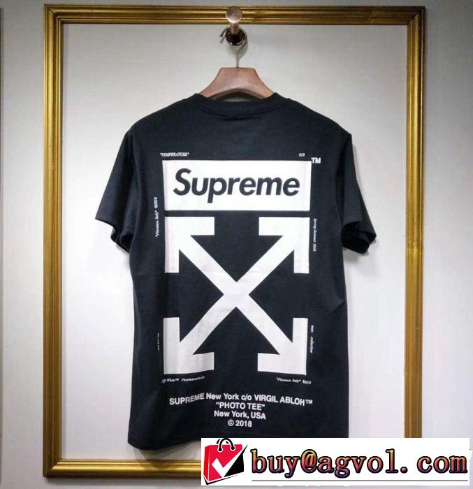 今シーズン人気のアイテム シュプリームSUPREME Tシャツ/ティーシャツ 4色可選 2019春夏の大注目トレンド