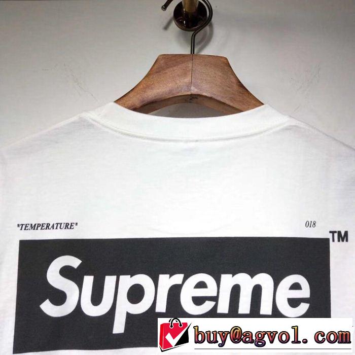 今シーズン人気のアイテム シュプリームSUPREME Tシャツ/ティーシャツ 4色可選 2019春夏の大注目トレンド