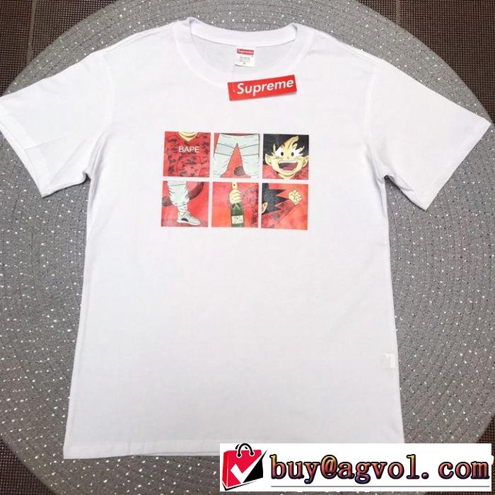 SUPREME 半袖Tシャツ 3色可選 《2019年》今、注目のストリート オシャレな印象に シュプリーム