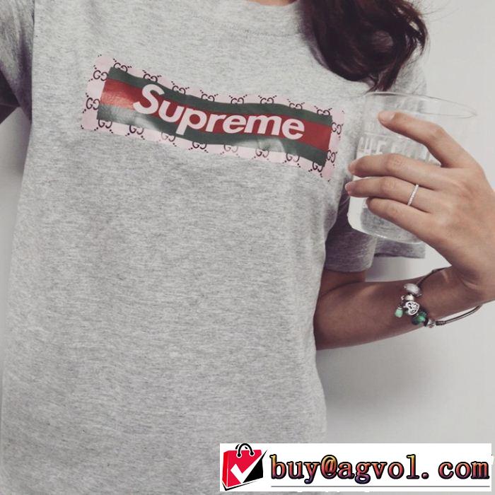 2019SSのトレンド商品 おしゃれデザインも大人気 シュプリーム SUPREME 半袖Tシャツ 3色可選