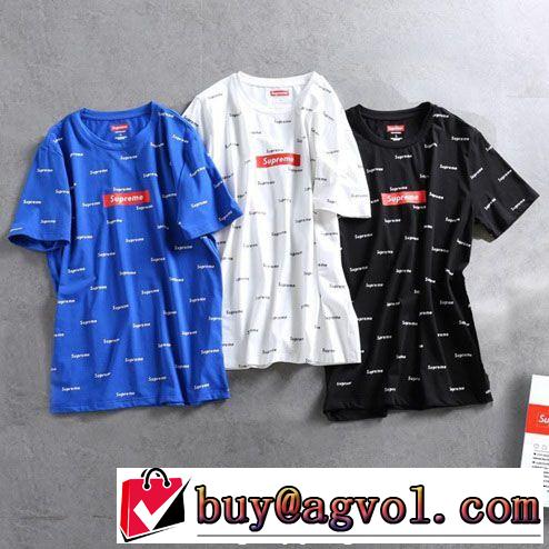 シュプリーム SUPREME 半袖Tシャツ 3色可選 2019春夏のトレンド新商品 きちんと感が抜群