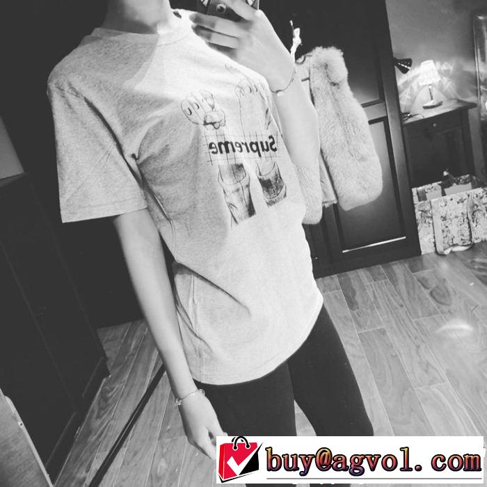 SUPREME 半袖Tシャツ 3色可選 2019春夏の大注目トレンド オシャレ印象で人気の高い シュプリーム