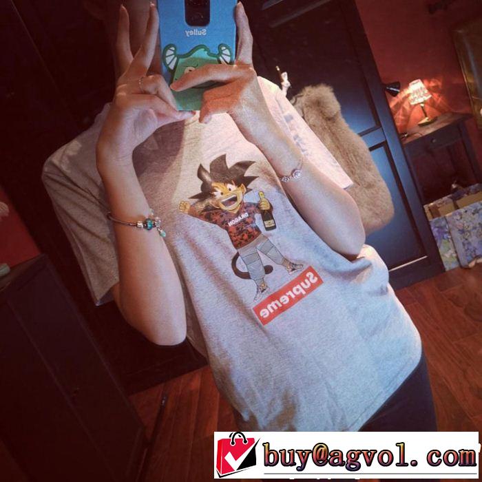3色可選 2019春夏も引き続きトレンド きれいめ派に上質 シュプリーム SUPREME 半袖Tシャツ