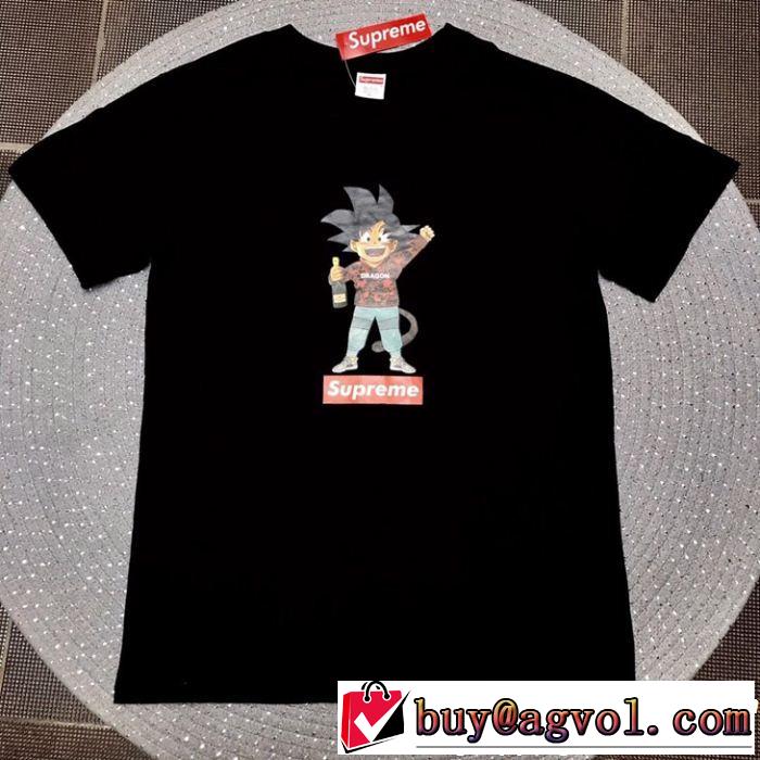3色可選 2019春夏も引き続きトレンド きれいめ派に上質 シュプリーム SUPREME 半袖Tシャツ