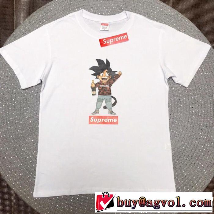 3色可選 2019春夏も引き続きトレンド きれいめ派に上質 シュプリーム SUPREME 半袖Tシャツ
