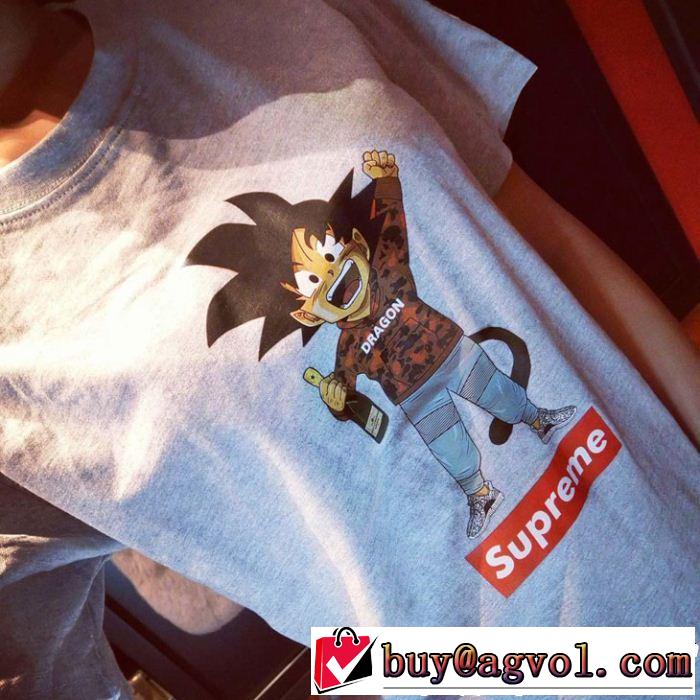 3色可選 2019春夏も引き続きトレンド きれいめ派に上質 シュプリーム SUPREME 半袖Tシャツ