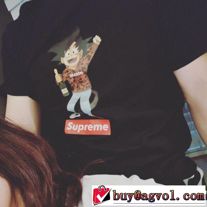 3色可選 2019春夏も引き続きトレンド きれいめ派に上質 シュプリーム SUPREME 半袖Tシャツ