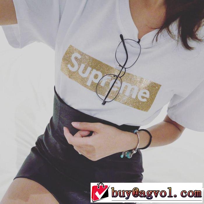 半袖Tシャツ 2色可選 2019年春夏シーズンの人気 きちんと感をプラス シュプリーム SUPREME