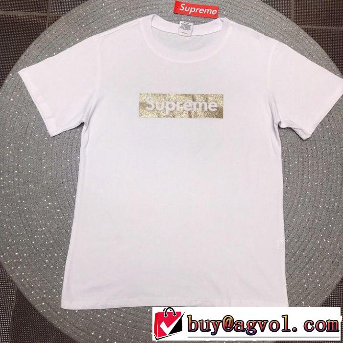 半袖Tシャツ 2色可選 2019年春夏シーズンの人気 きちんと感をプラス シュプリーム SUPREME