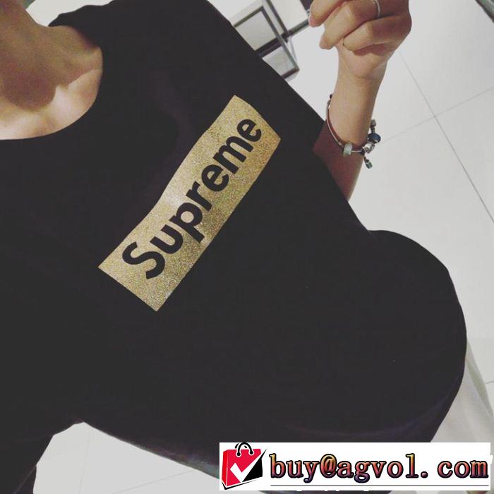 半袖Tシャツ 2色可選 2019年春夏シーズンの人気 きちんと感をプラス シュプリーム SUPREME