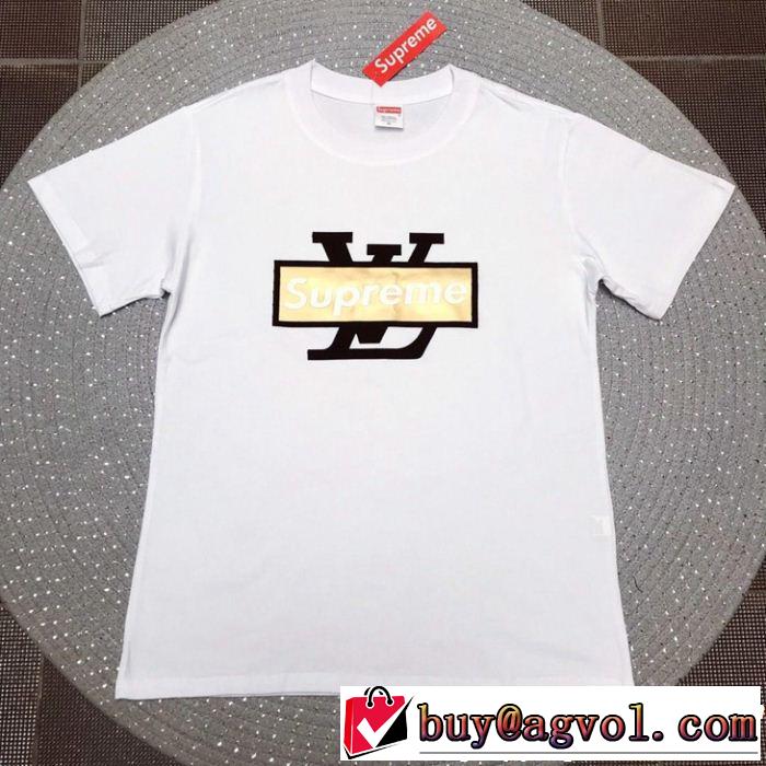 2色可選 2019年春夏のトレンドアイテム ちょっと大人の印象 シュプリーム SUPREME 半袖Tシャツ