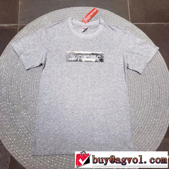 2019年春夏流行ファッション きれいめ上品に シュプリーム SUPREME 半袖Tシャツ 3色可選