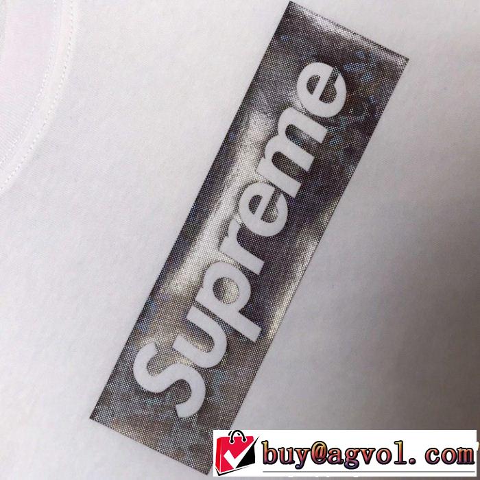 2019年春夏流行ファッション きれいめ上品に シュプリーム SUPREME 半袖Tシャツ 3色可選