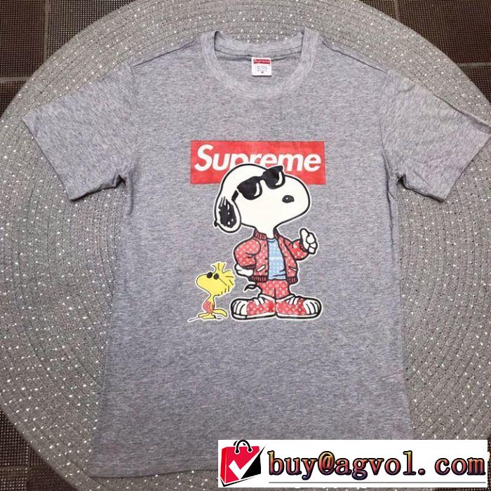 SUPREME 半袖Tシャツ 3色可選 2019夏ファション新品 カジュアルを一歩大人に シュプリーム