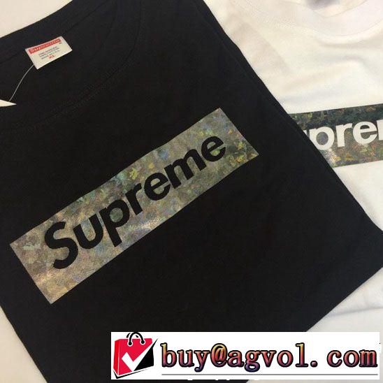 3色可選 おしゃれな夏ファッション2019 リッチな印象に シュプリーム SUPREME 半袖Tシャツ