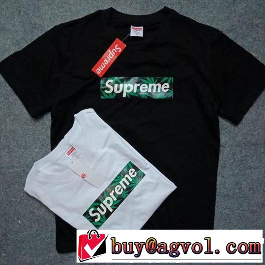 抜け感スゴイシ ュプリーム SUPREME 半袖Tシャツ 2色可選 大人カジュアル夏ファッション2019