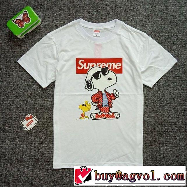 SUPREME 半袖Tシャツ 2色可選 《2019年》今、注目のストリート 快適な着心地 シュプリーム