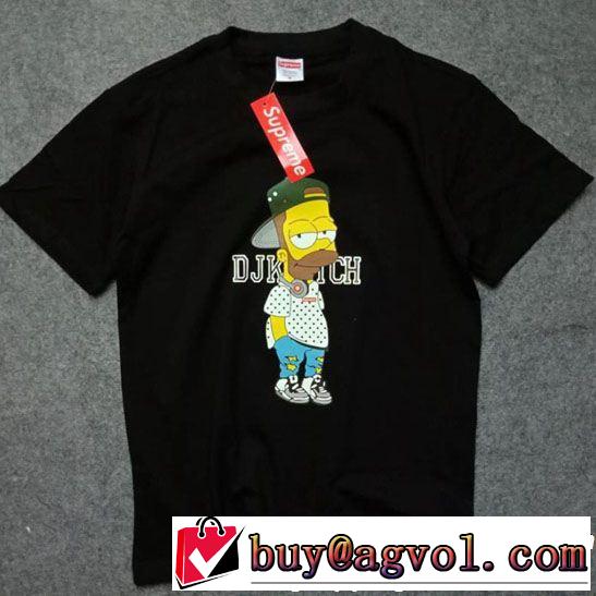 2色可選 【2019年】夏のファッション すっきりした印象に シュプリーム SUPREME 半袖Tシャツ