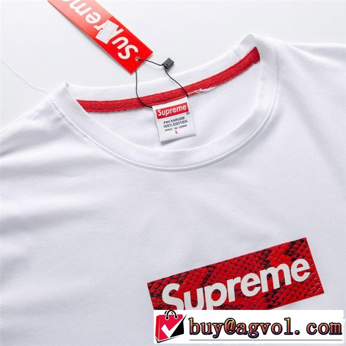 シュプリーム SUPREME 半袖Tシャツ 4色可選 2019春夏のトレンド新商品 スタイルを綺麗に