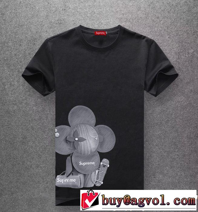 多色可選 2019春夏も引き続きトレンド 今っぽいトレンド シュプリーム SUPREME 半袖Tシャツ