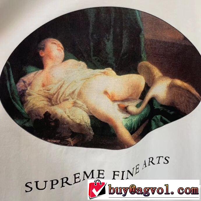 SUPREME 半袖Tシャツ 4色可選 2019年の夏のマスト リラックススタイルが実現 シュプリーム