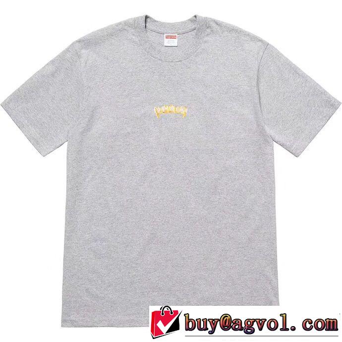 3色可選 2019年春夏のトレンドアイテム 今年流大人っぽさ シュプリーム SUPREME 半袖Tシャツ