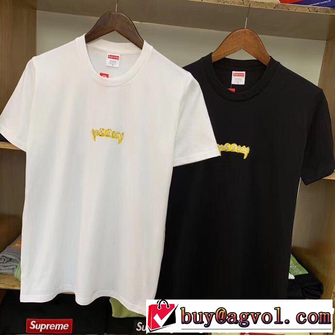 3色可選 2019年春夏のトレンドアイテム 今年流大人っぽさ シュプリーム SUPREME 半袖Tシャツ