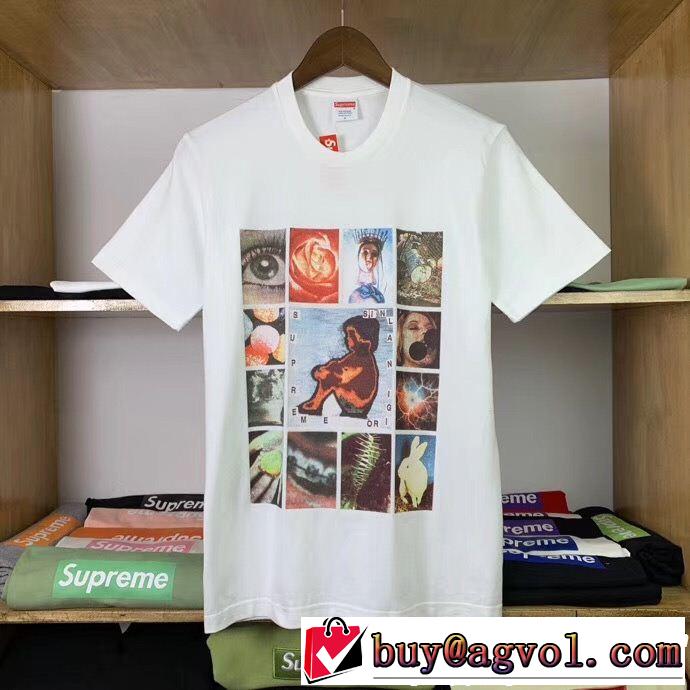 シュプリーム SUPREME 半袖Tシャツ 2色可選 2019年最新ファッション こなれ感を引き立たせ