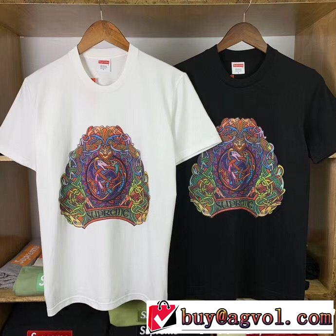 SUPREME 半袖Tシャツ 2色可選 2019夏ファション新品 さわやか夏スタイル新品 シュプリーム
