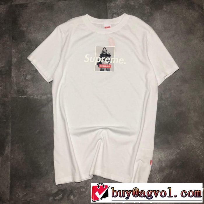 2色可選 【2019年】夏のファッション 春夏らしい爽やかさ シュプリーム SUPREME 半袖Tシャツ