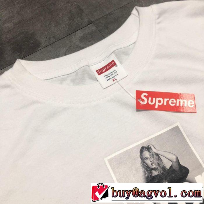 2色可選 【2019年】夏のファッション 春夏らしい爽やかさ シュプリーム SUPREME 半袖Tシャツ