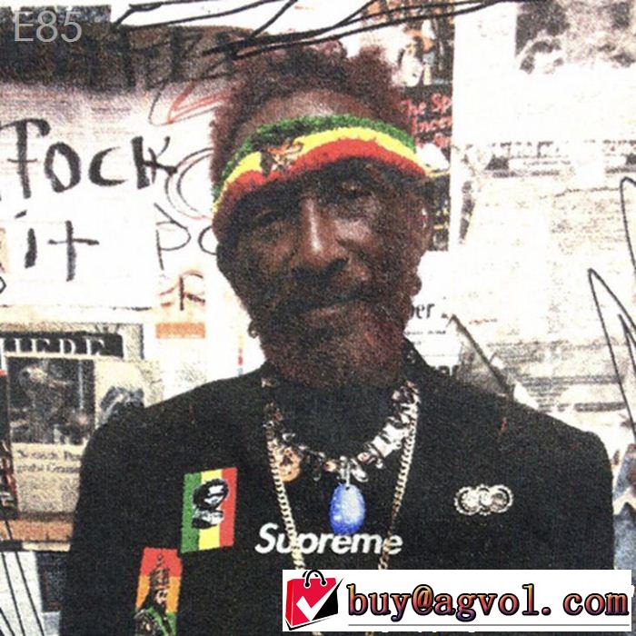 シュプリーム SUPREME 半袖Tシャツ 2色可選 2019春夏のトレンド新商品 抜け感のあるキレイめ Supreme 10ss Lee Scratch Perry Tee