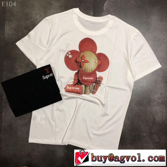 シュプリーム2019年春夏シーズンの人気  SUPREME  Tシャツ/半袖 2色可選 グッと大人っぽい印象に