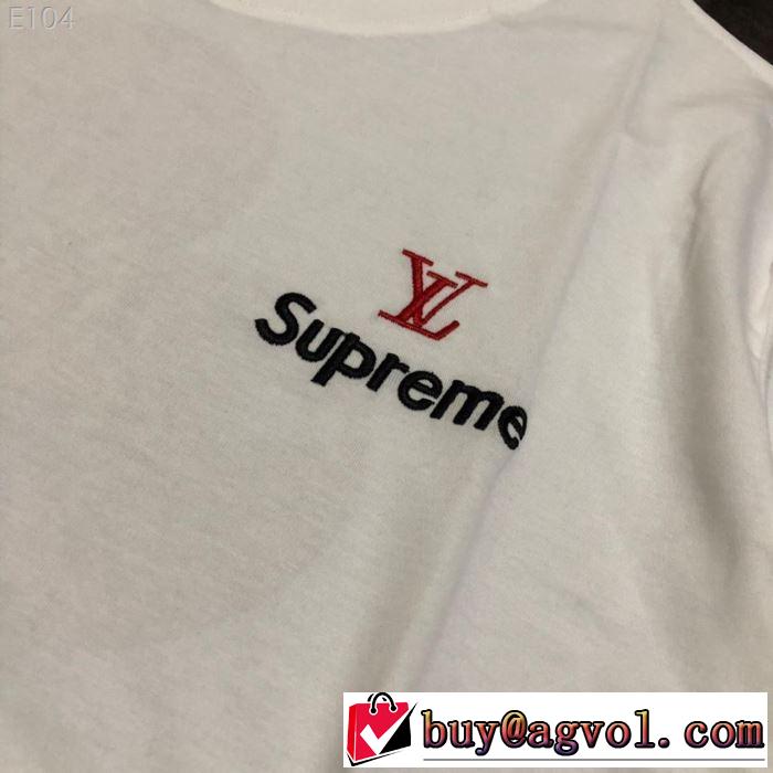 シュプリーム2019年春夏シーズンの人気  SUPREME  Tシャツ/半袖 2色可選 グッと大人っぽい印象に