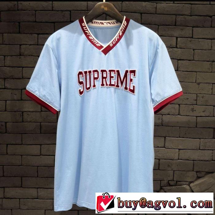 夏らしい季節感 SUPREME暑い季節も大活躍  2019SS Tシャツ/半袖 3色可選 シュプリーム