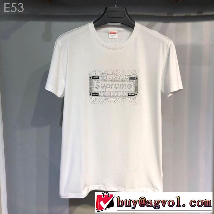 4色可選 シュプリーム2019年夏の一押しファッションアイテム  SUPREME  Tシャツ/半袖海外セレブは大人気