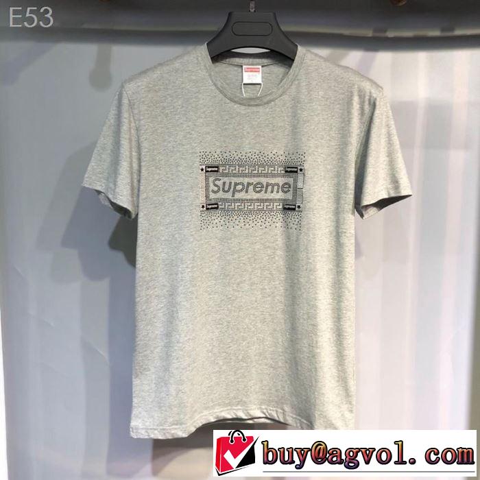 4色可選 シュプリーム2019年夏の一押しファッションアイテム  SUPREME  Tシャツ/半袖海外セレブは大人気