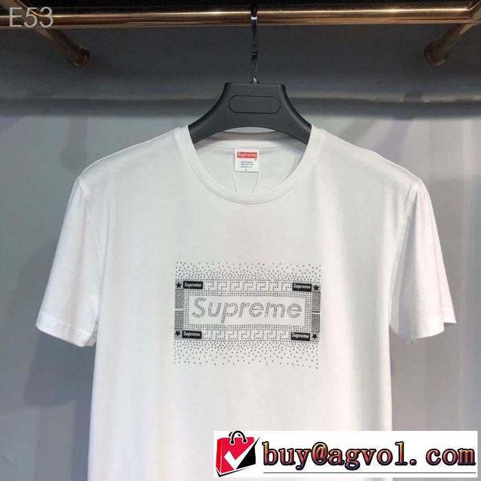 4色可選 シュプリーム2019年夏の一押しファッションアイテム  SUPREME  Tシャツ/半袖海外セレブは大人気