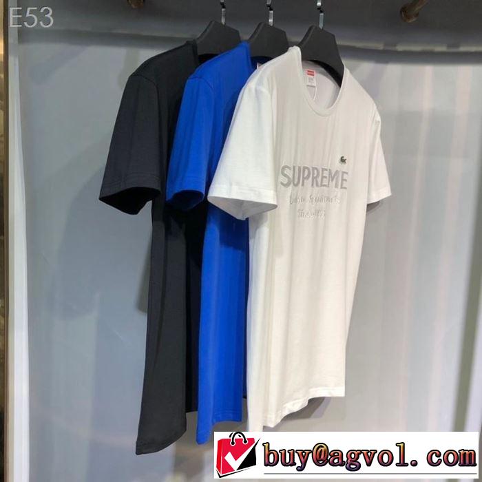  SUPREME  毎年トレンドアイテムが出るTシャツ/半袖 2019年夏3色可選 シュプリーム特に夏は人気アイテム