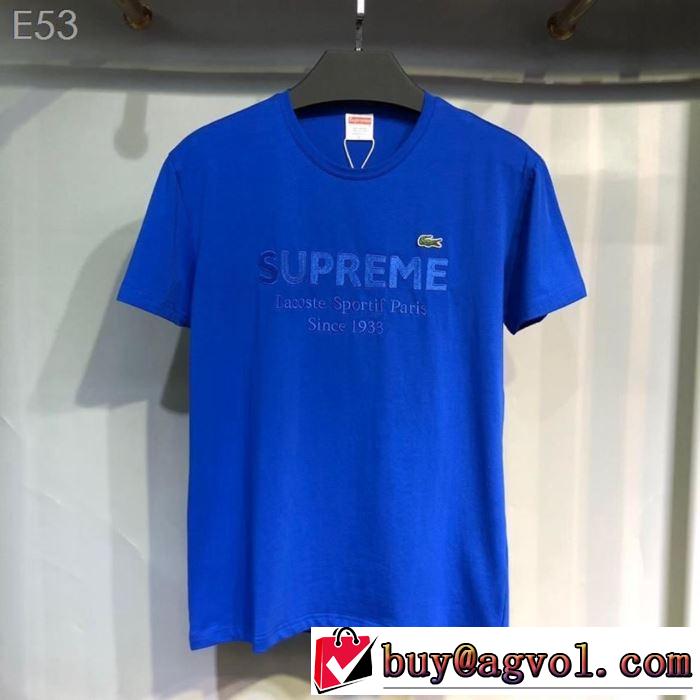 SUPREME  毎年トレンドアイテムが出るTシャツ/半袖 2019年夏3色可選 シュプリーム特に夏は人気アイテム